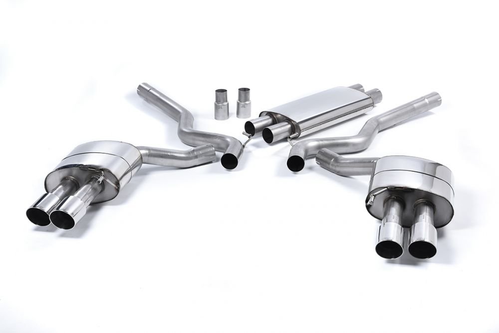Milltek Catback Exhaust System for S550 Ford Mustang GT (pre-facelift / Roush valance)