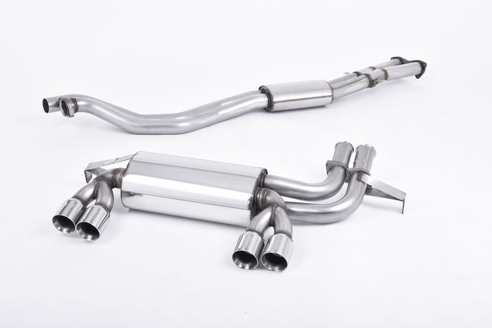 Milltek Catback Exhaust System with Polished Tips for E46 BMW M3 / CSL