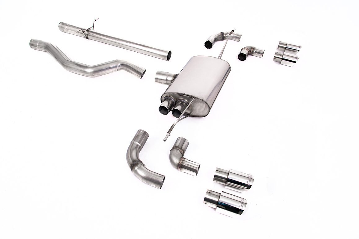 Milltek ECE-Approved Non-Resonated Catback Exhaust System for L663 Land Rover Defender 110 (P400)