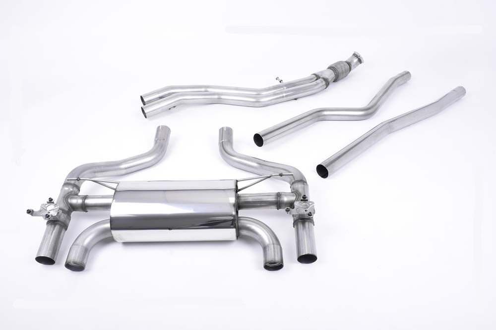 Milltek Hollowtek Twin Valved Catback Exhaust System w/ EC Approval for F87 BMW M2