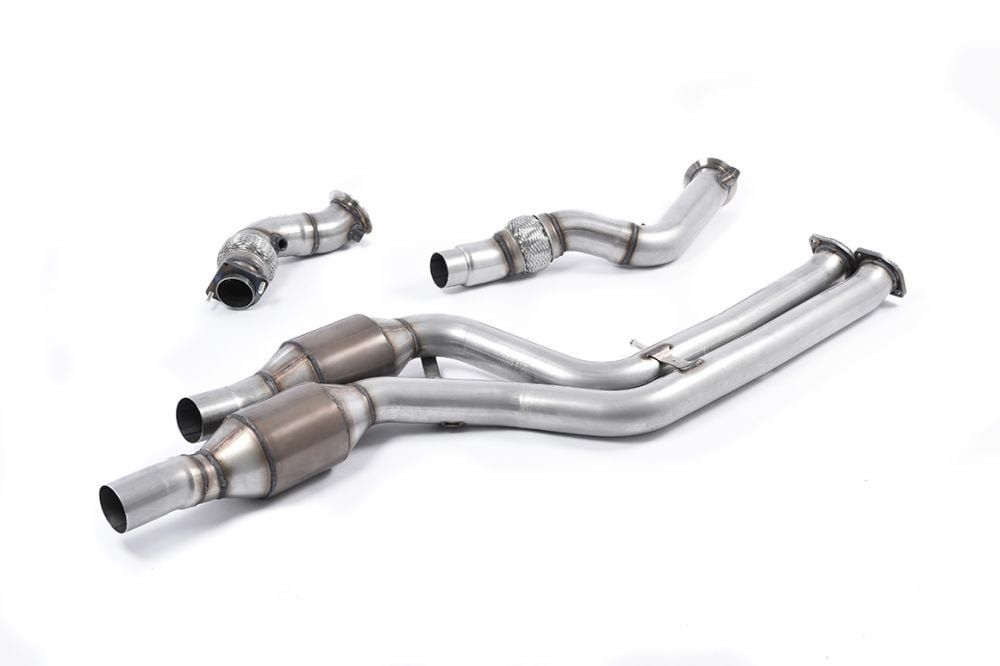 Milltek Large Bore Downpipe Set with Hi-Flow Sports Cats for F8X BMW M3 / M4