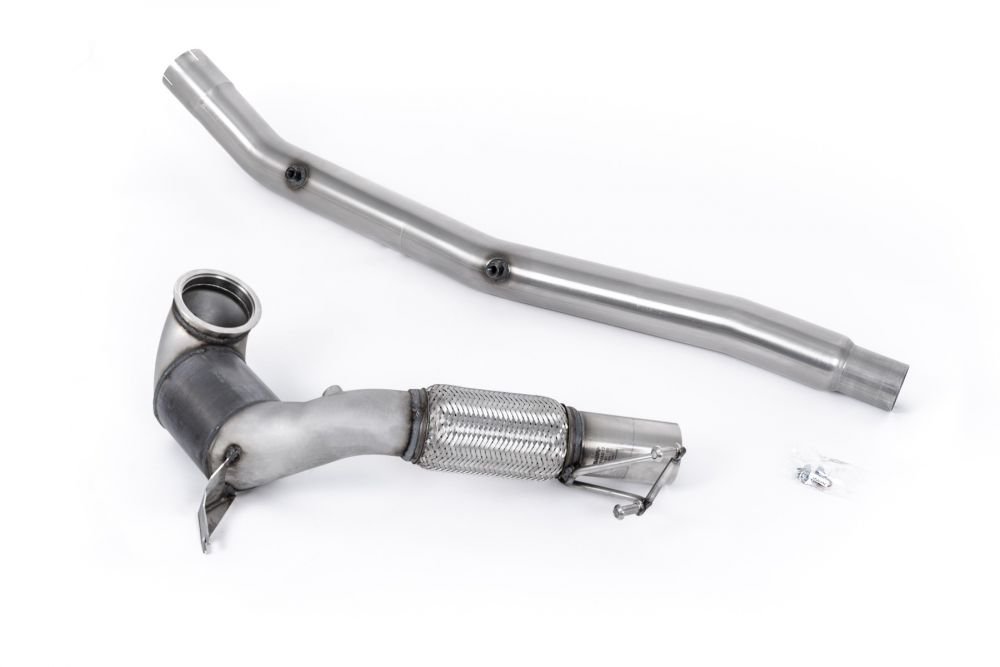 Milltek Large Bore Downpipe with Hi-Flow Race Cat for 8Y Audi S3 / MK8 Volkswagen Golf R