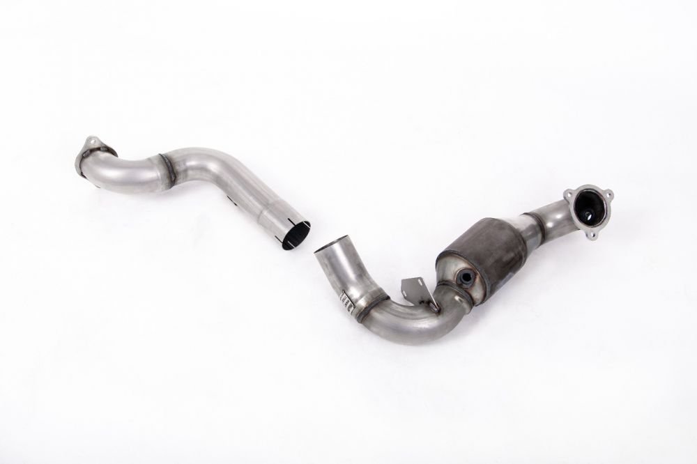 Milltek Large-Bore Downpipe with Hi-Flow Sports Cat for W177 & V177 Mercedes-AMG A35 and C118 CLA35 AMG