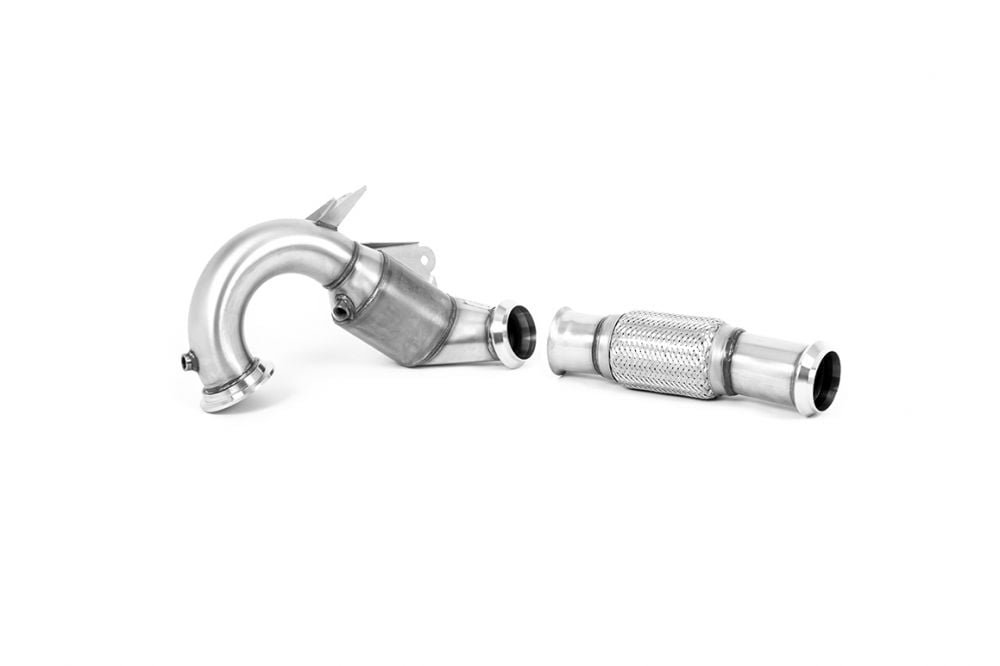 Milltek Large-Bore Downpipe with Hi-Flow Sports Cat & GPF-OPF Bypass for W177 Mercedes-AMG A45 / S and C118 CLA45 / S