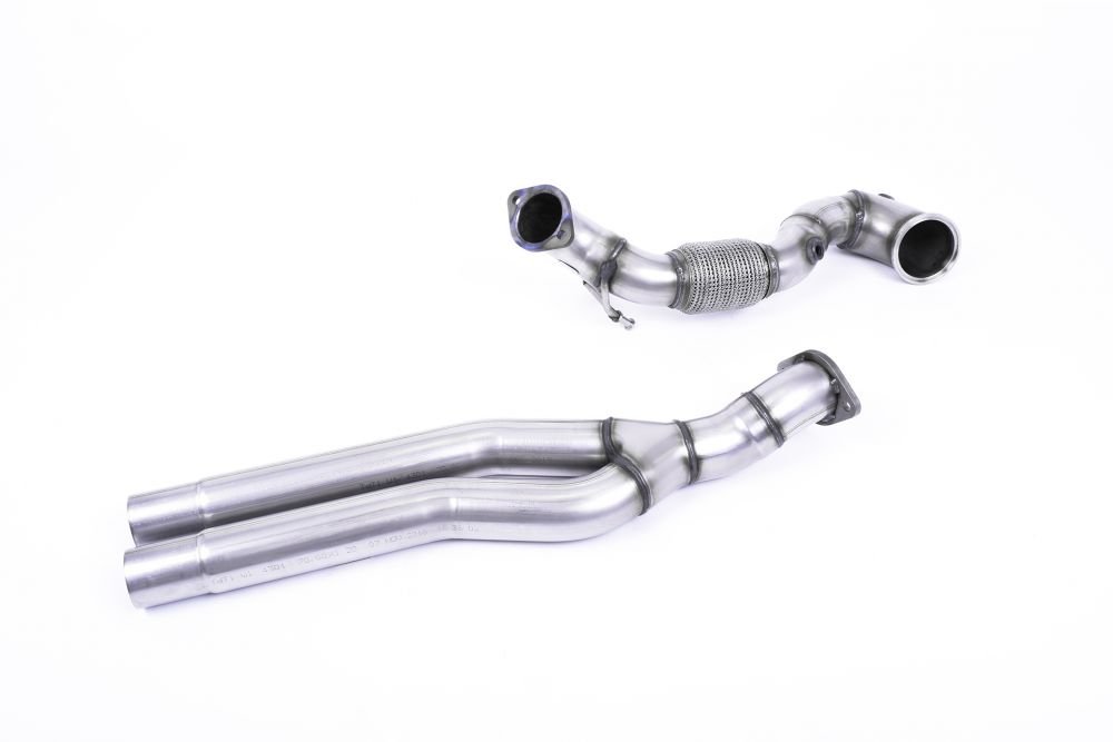Milltek Large Bore Downpipe with Race Cat for 8V / 8Y Audi RS3 & MK3 Audi TTRS (non-OPF-GPF)