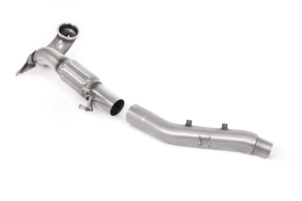 Milltek Large-Bore Downpipe with Race Cat for KL1 SEAT Cupra León & Formentor / 5E Škoda Octavia / MK8 Volkswagen Golf GTI & R (GPF / OPF)