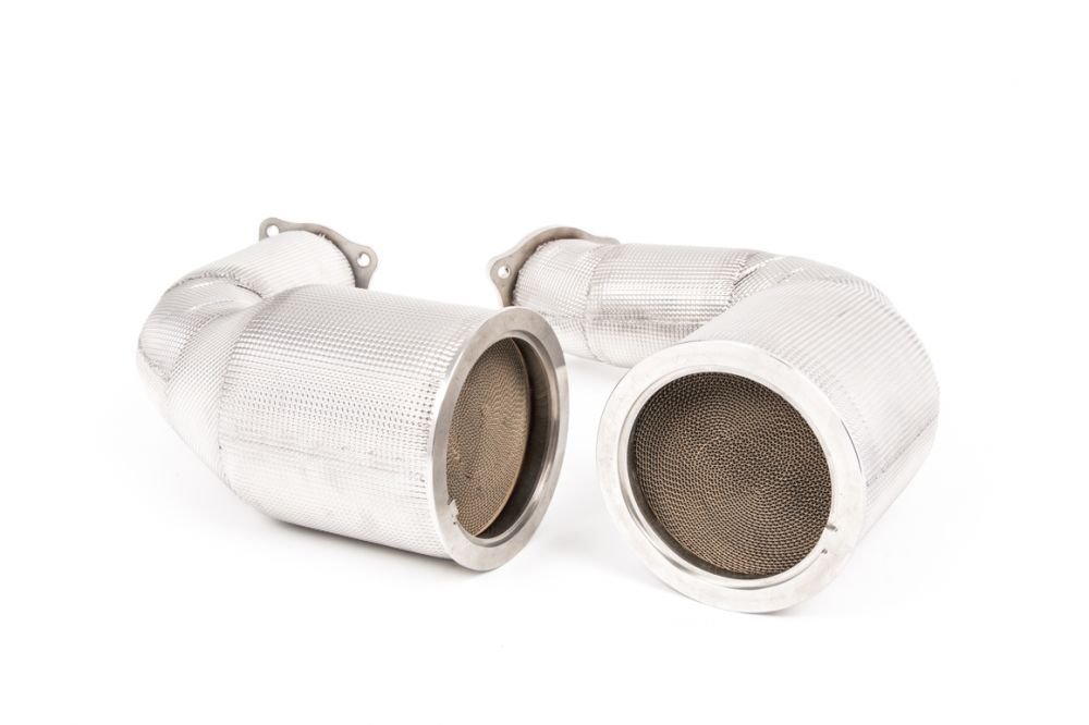 Milltek Large Bore Downpipes with Hi-Flow Cats for B9 Audi RS4 & RS5 (non-OPF / GPF)