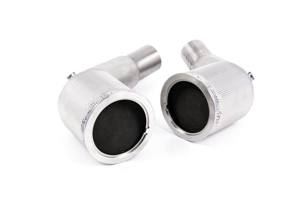 Milltek Large Bore Downpipes with Hi-Flow Sports Cats for C8 Audi RS6 / RS7 and D5 Audi S8