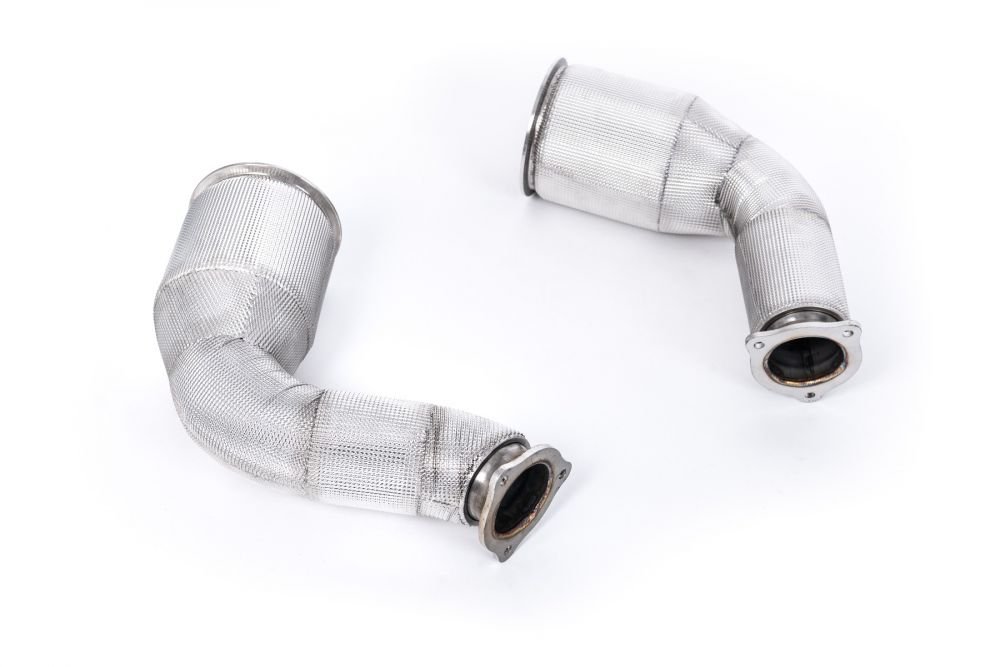 Milltek Large Bore Downpipes with Race Pipes for B9 Audi RS4 & RS5 (OPF / GPF)