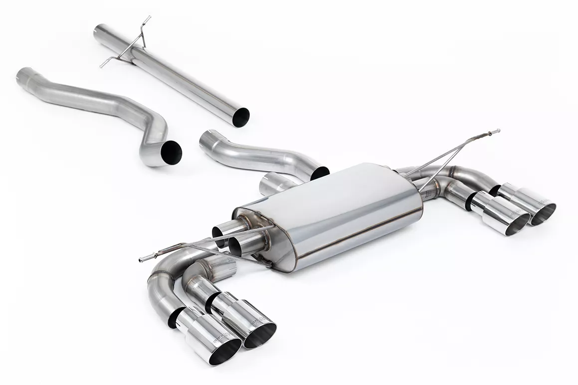 Milltek Non-Resonated Catback Exhaust System for L663 Land Rover Defender 130 (P400)