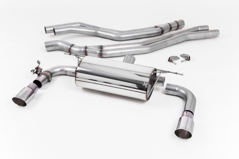 Milltek Non-Resonated Race Catback Exhaust System for F22 BMW M240i