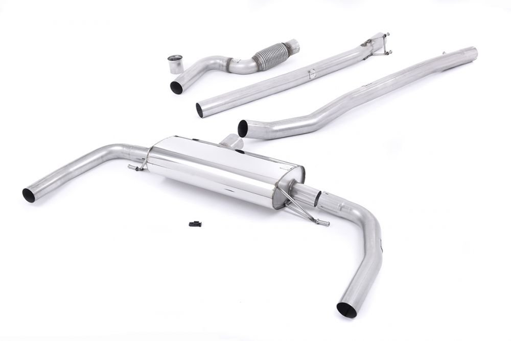 Milltek Non-Valved & Non-Resonated Catback Exhaust System for C117 Mercedes-AMG CLA45