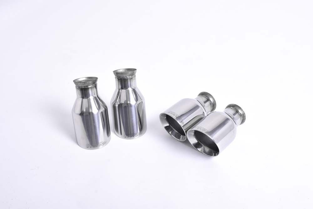 Milltek Polished Cup Trim Assembly for 958.1 Porsche Cayenne Turbo