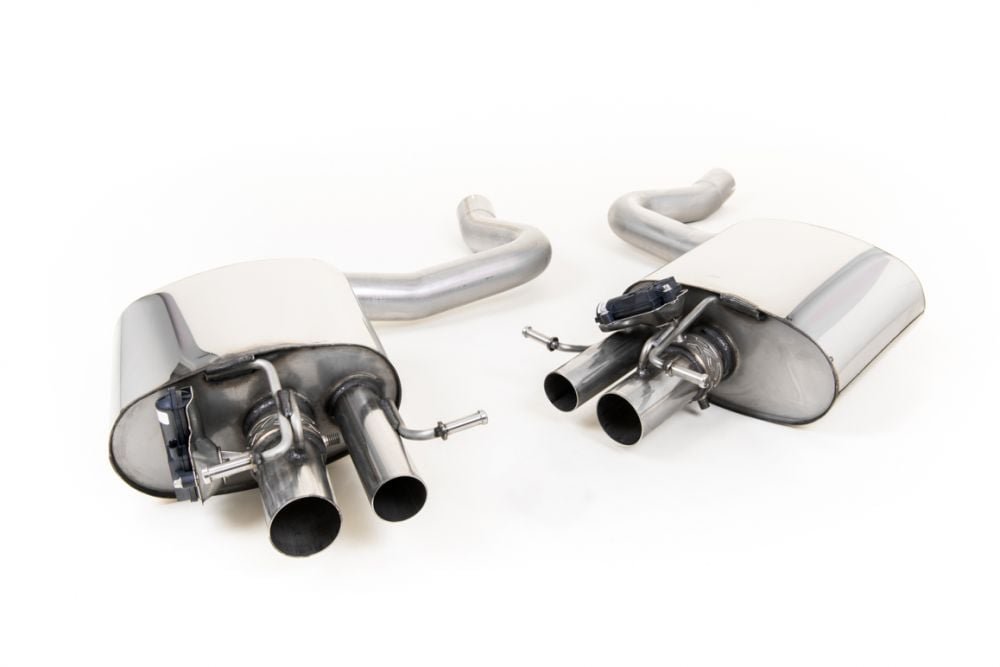 Milltek Rear Silencers w/ EC Approval for W205 Mercedes-AMG C63 & S (sedan)