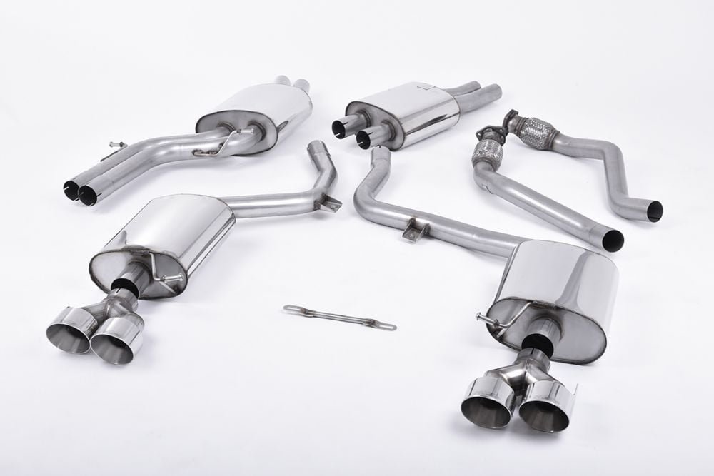 Milltek Resonated Catback Exhaust System for B8.5 Audi S4 / S5 Sportback