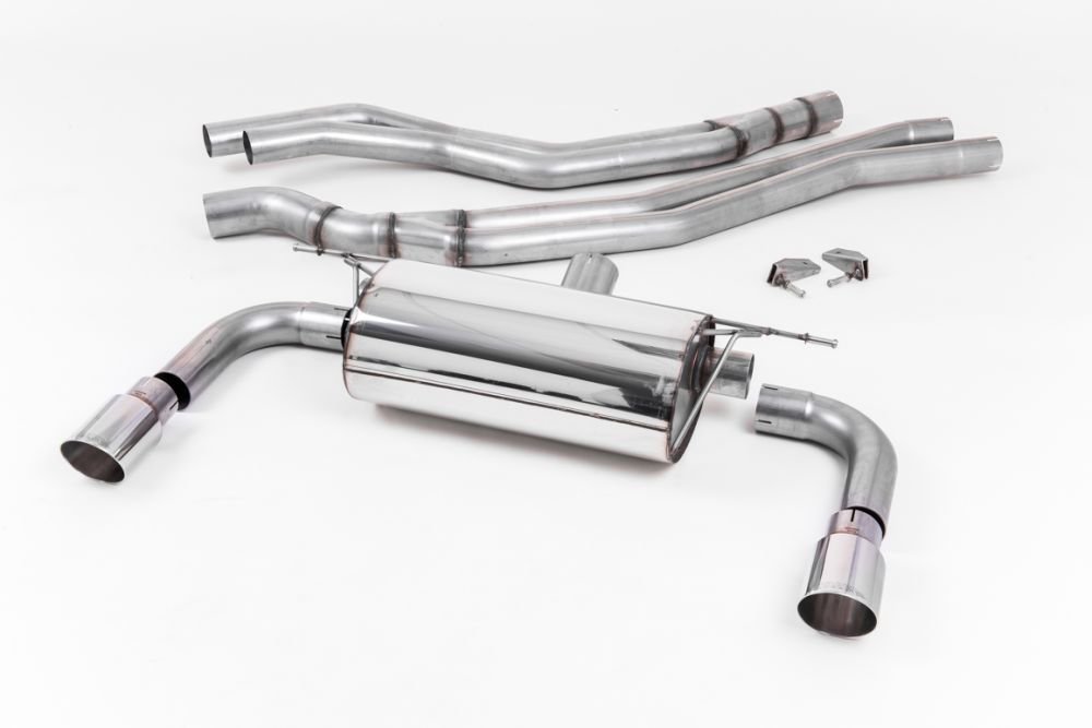Milltek Resonated Catback Exhaust System for F22 BMW M240i