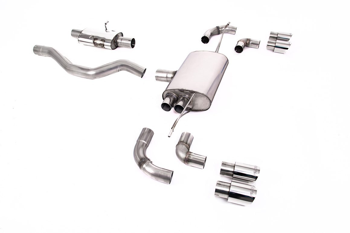 Milltek Resonated Catback Exhaust System for L663 Land Rover Defender 110 (P400)