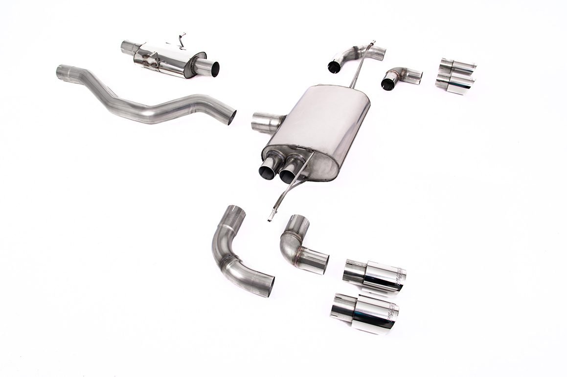 Milltek Resonated Catback Exhaust System for L663 Land Rover Defender 90 (P300 / P400e)