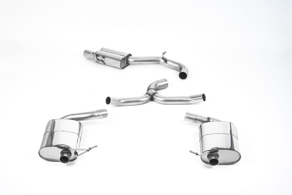 Milltek Resonated Catback Exhaust System with EC Approval for MK7.5 Volkswagen Golf R Estate (GPF / OPF)