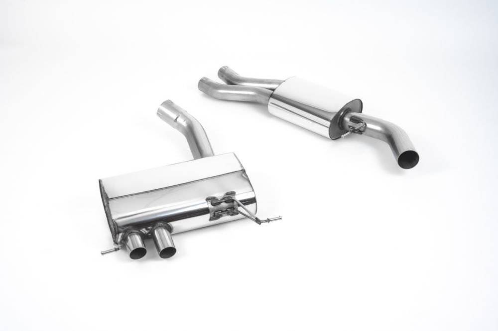 Milltek Secondary Catback Exhaust System with Ceramic Black Tips & EC Approval for E82 / E88 BMW 135i