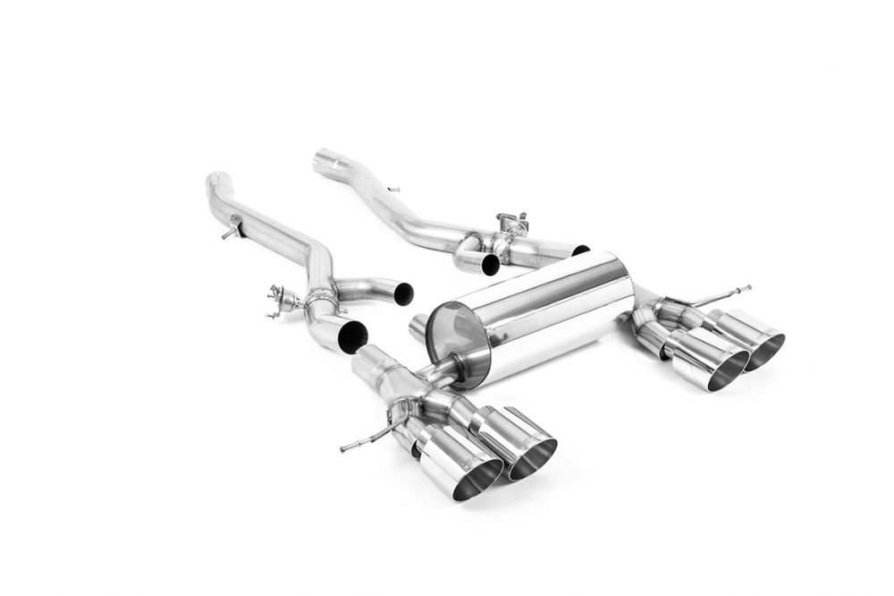 Milltek Valved Axle-Back Exhaust System with EC Approval for G8X BMW M3 / M4
