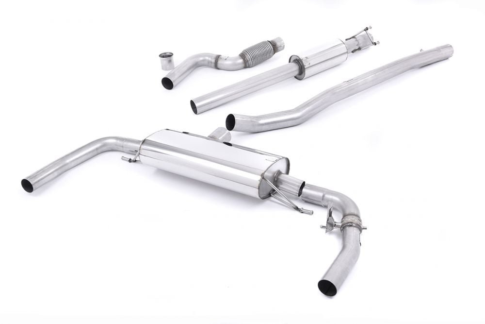 Milltek Valved Catback Exhaust System for C117 Mercedes-AMG CLA45