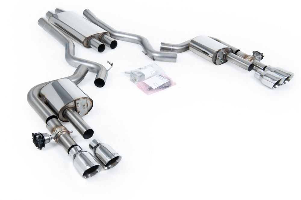 Milltek Valved Catback Exhaust System for S650 Ford Mustang EcoBoost