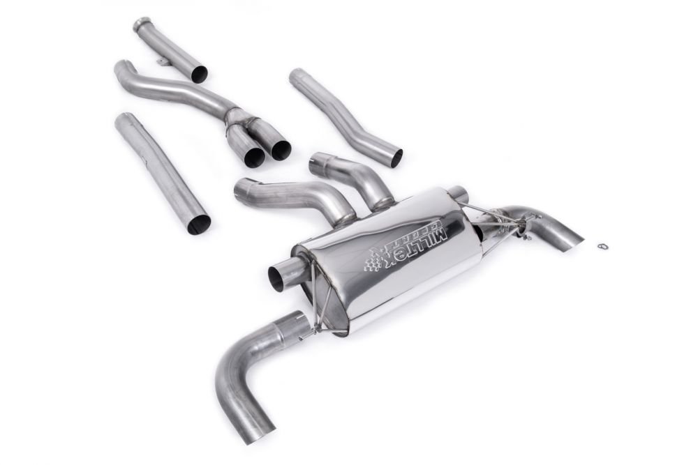 Milltek Valved Catback Exhaust System with Race OPF / GPF Pipes for G2X BMW M340i (OPF / GPF)