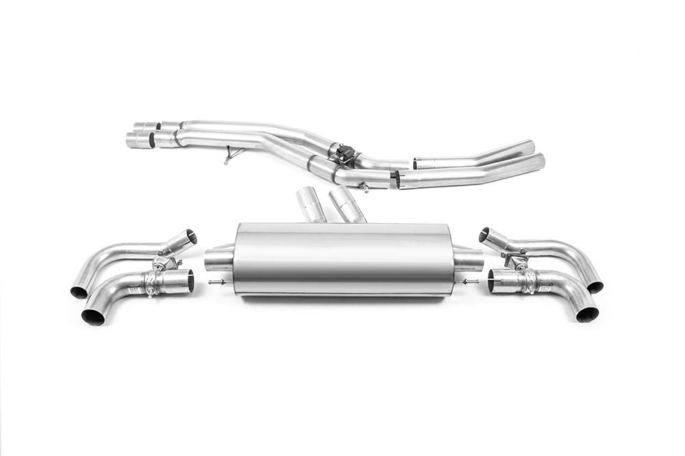 Milltek Valved Front-Pipe-Back Exhaust System w/ EC Approval for 4MN Audi RSQ8