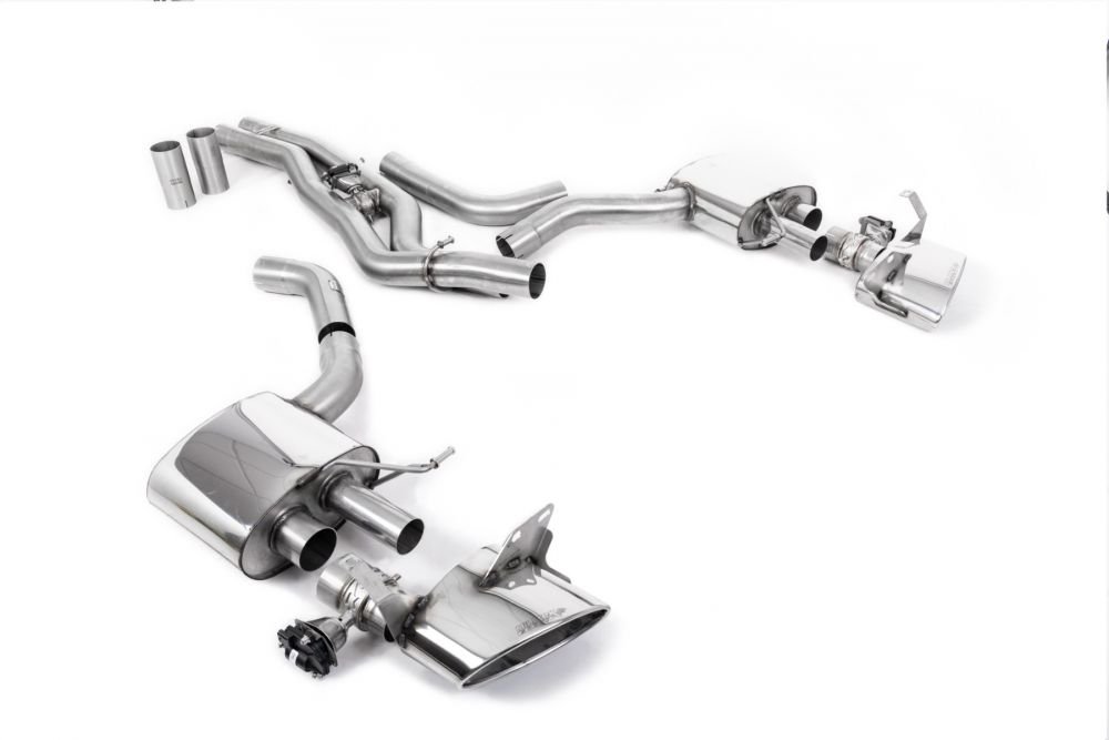Milltek Valved Front-Silencer-Back Exhaust System w/ EC Approval for C8 Audi RS6 & RS7