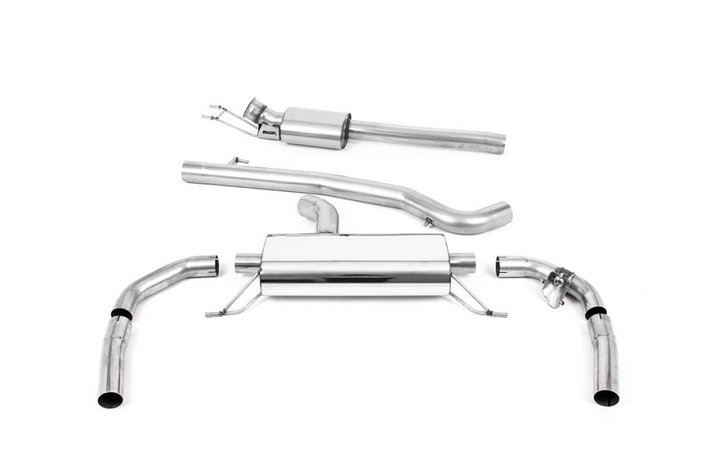 Milltek Valved GPF-OPF-Back Exhaust System for C118 Mercedes-AMG CLA45 / S (coupe)