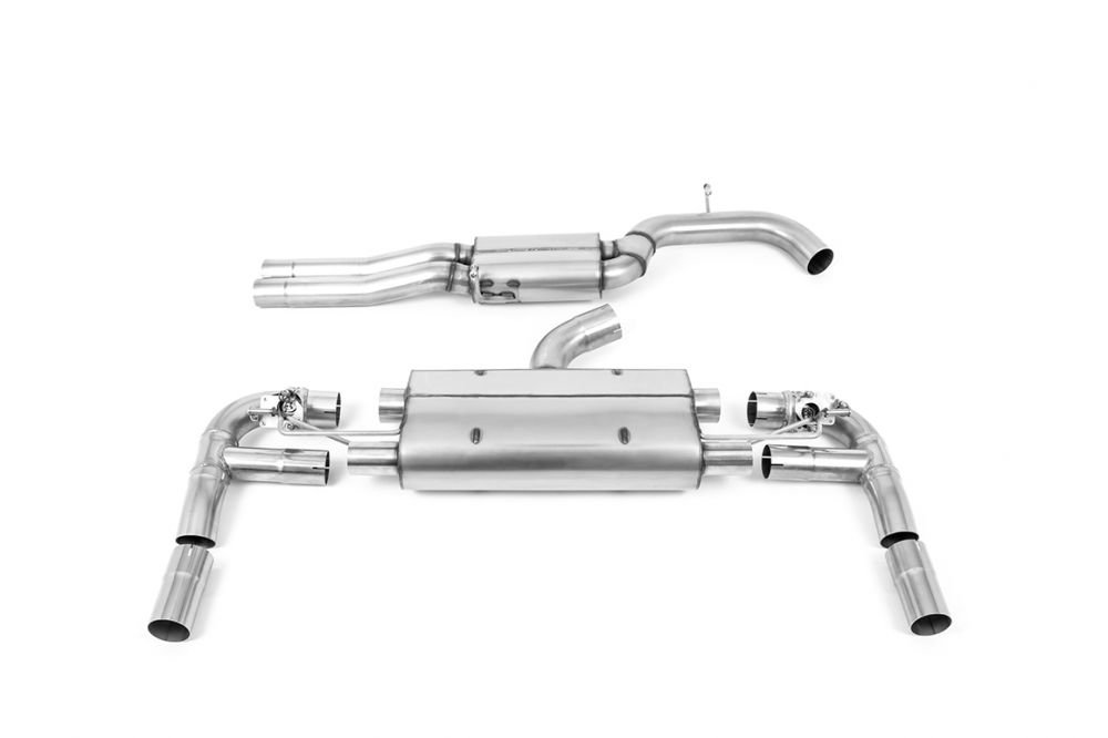 Milltek Valved Large Bore Catback Exhaust System for 8V Audi RS3 Sedan