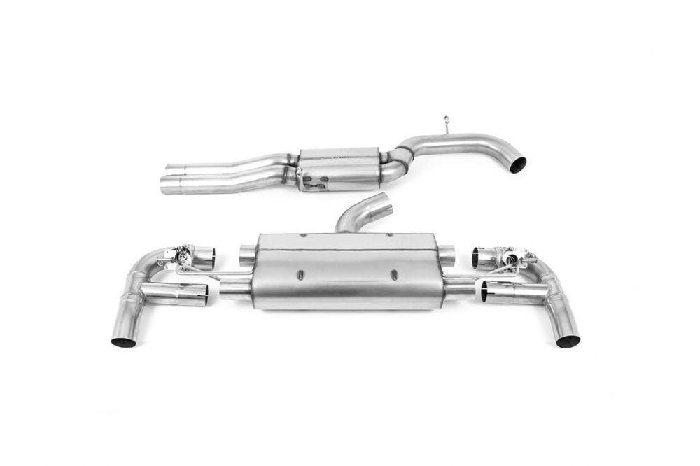 Milltek Valved Large Bore Catback Exhaust System for 8V Audi RS3 Sportback