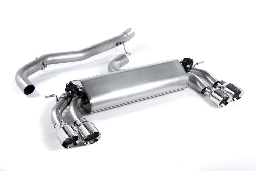 Milltek Valved & Non-Resonated Catback Exhaust System for 8V Audi S3 Quattro (3-door)