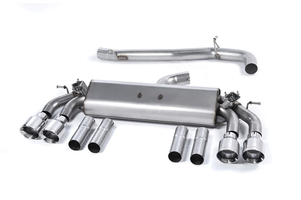 Milltek Valved & Non-Resonated Catback Exhaust System for 8V Audi S3 Quattro (sedan and convertible)