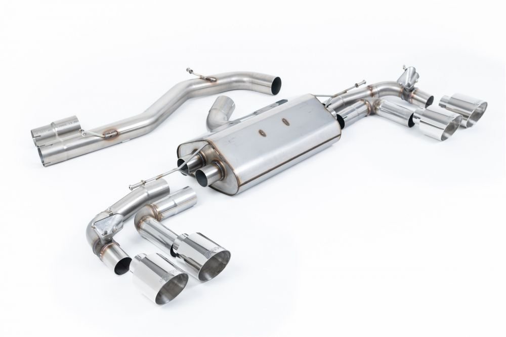 Milltek Valved & Non-Resonated Catback Exhaust System for 8Y Audi S3 Quattro (sportback)