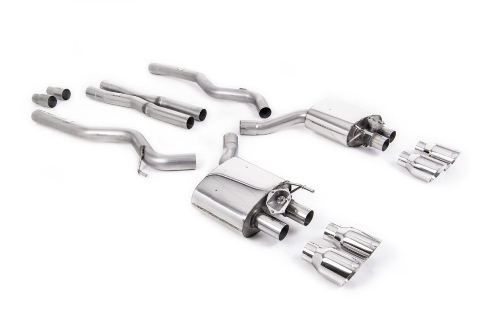 Milltek Valved & Non-Resonated Catback Exhaust System for S550 Ford Mustang GT (facelift)