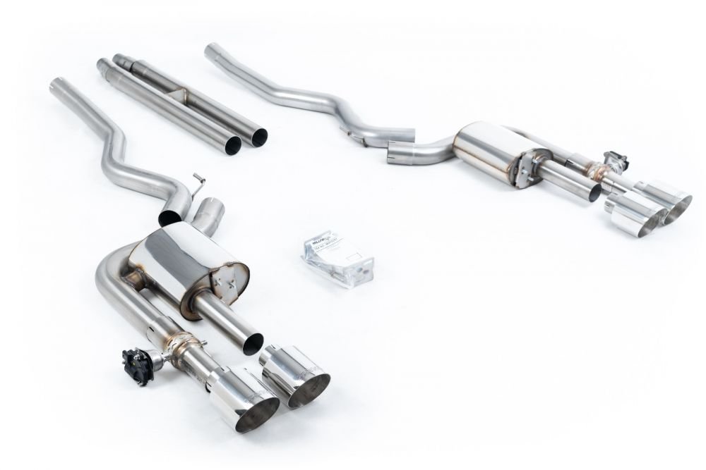 Milltek Valved & Non-Resonated Catback Exhaust System for S550 Ford Mustang Mach 1 and S650 Mustang Dark Horse