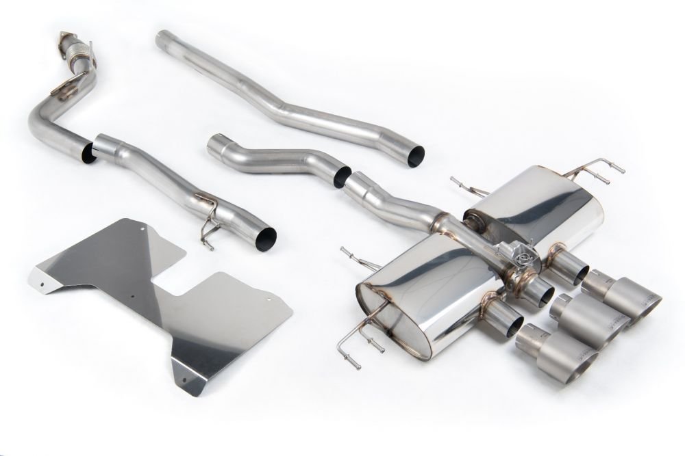 Milltek Valved & Non-Resonated Catback Exhaust System w/ OE-Style Tips for FL5 Honda Civic Type R