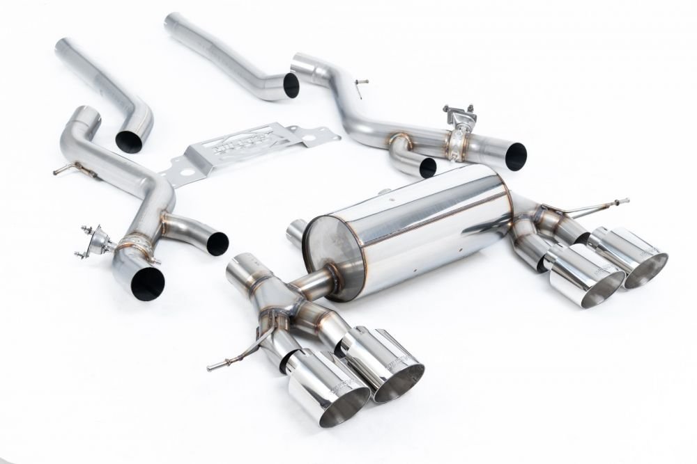 Milltek Valved & Non-Resonated Secondary Catback Exhaust System for G87 BMW M2 (non-OPF / GPF)