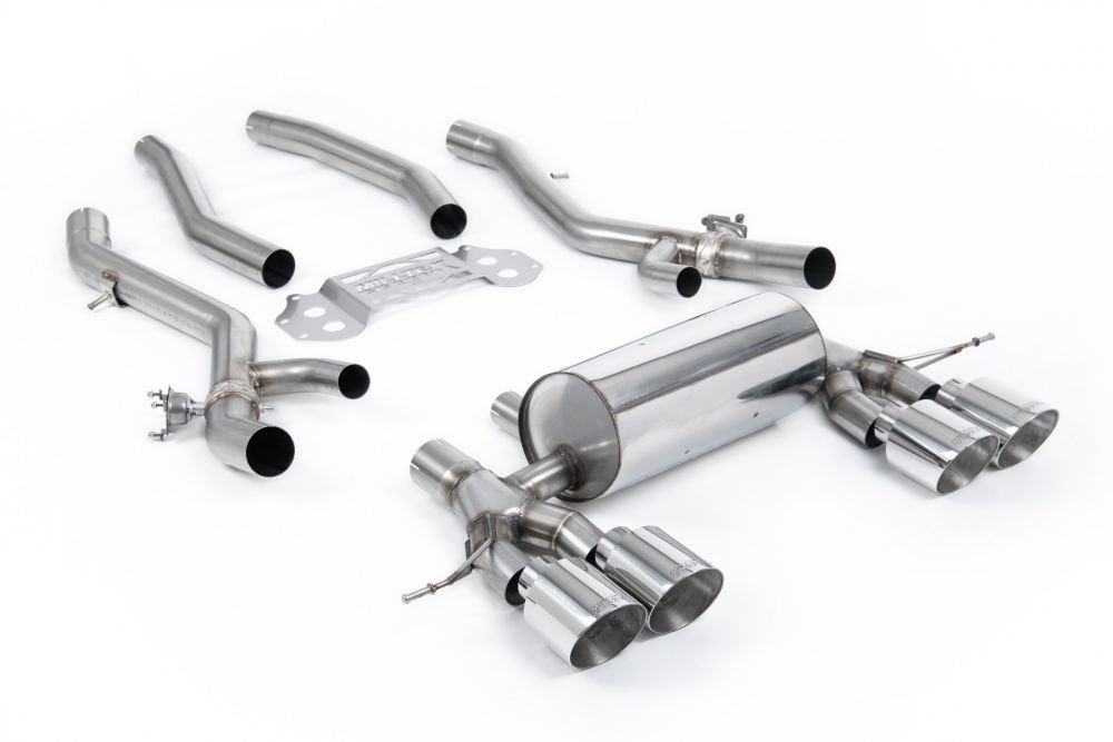 Milltek Valved OPF / GPF-Back Exhaust System with Center Resonator Bypass for G8X BMW M3 / M4