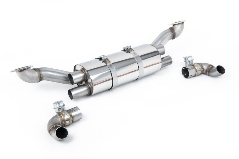Milltek Valved Rear Silencer for 991.1 Porsche 911 Carrera S / 4S