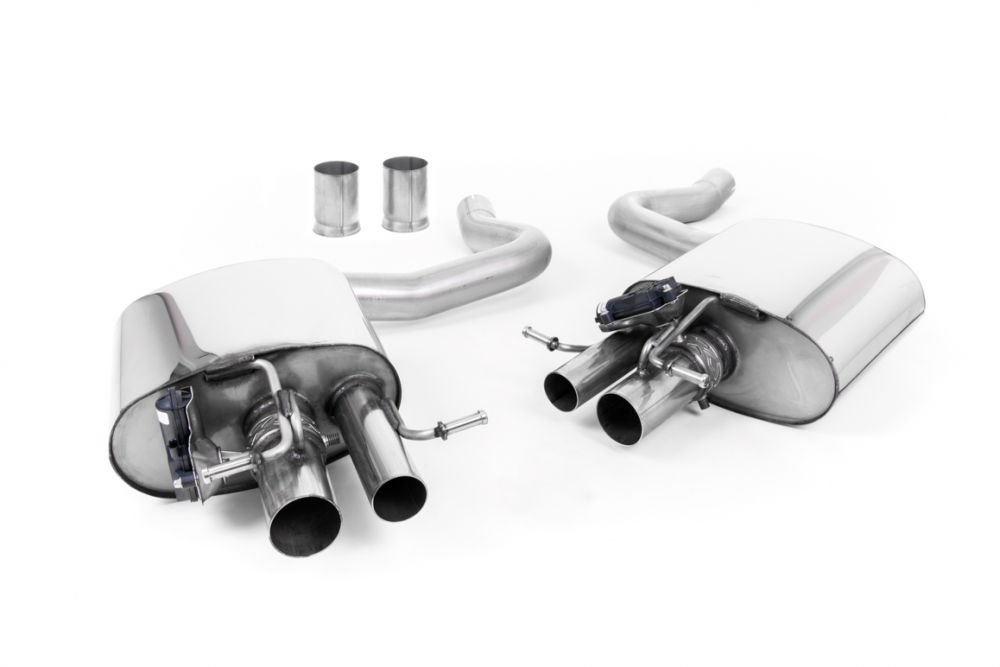 Milltek Valved Rear Silencers for W205 Mercedes-AMG C63 & S (coupe)