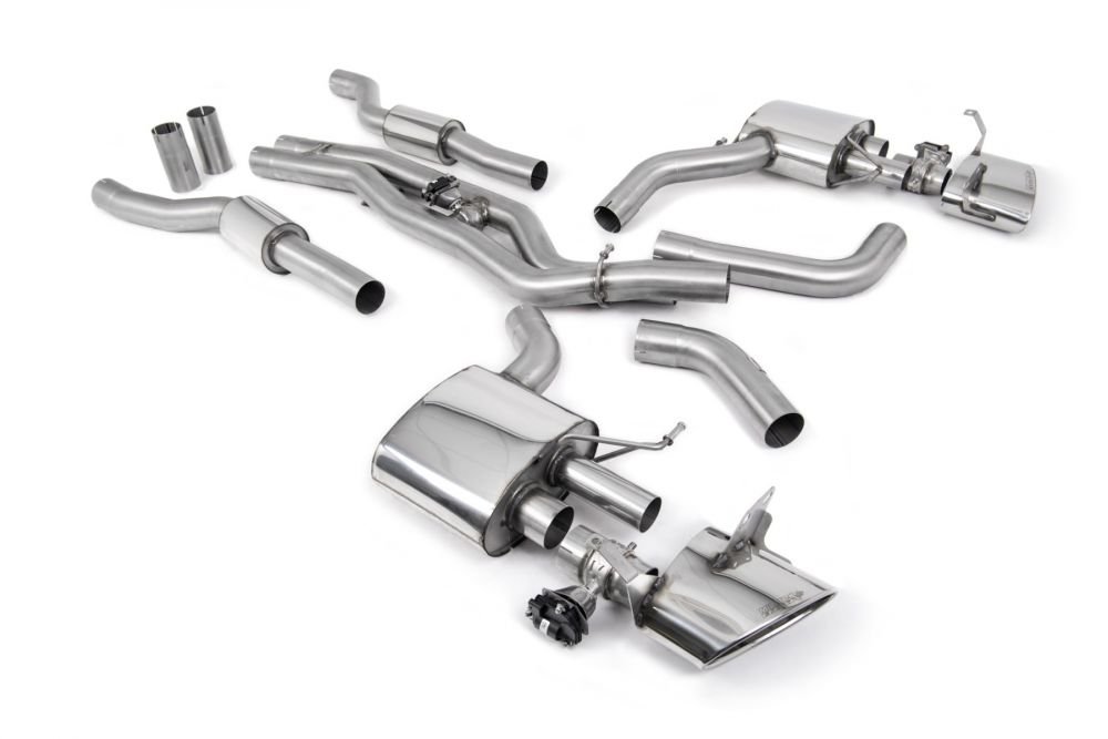 Milltek Valved & Resonated Catback Exhaust System for C8 Audi RS6 / RS7