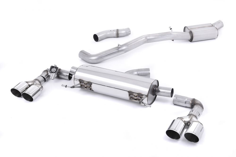 Milltek Valved & Resonated Catback Exhaust System w/ EC Approval for 8X Audi S1