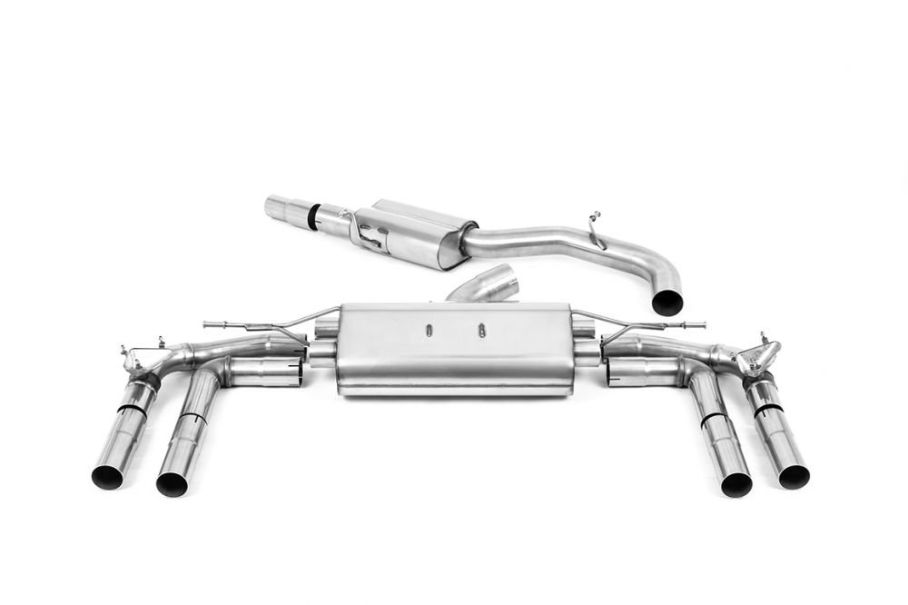 Milltek Valved & Resonated Catback Exhaust System w/ EC Approval for 8Y Audi S3 Quattro (sedan)