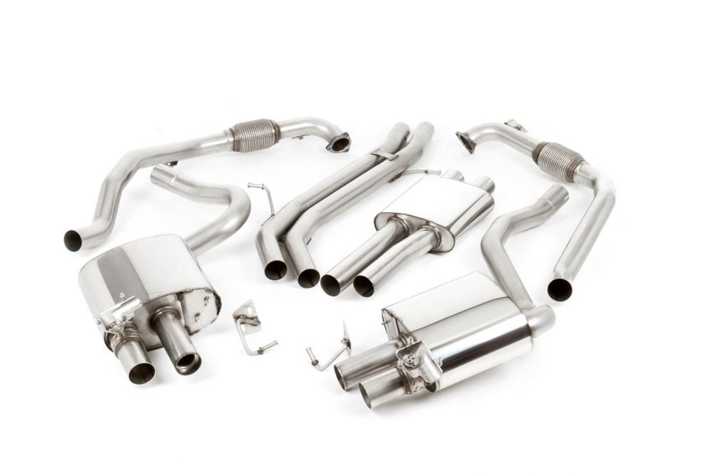 Milltek Valved & Resonated Catback Exhaust System w/ EC Approval for B9 Audi S4 and S5 Sportback (non-sport diff)