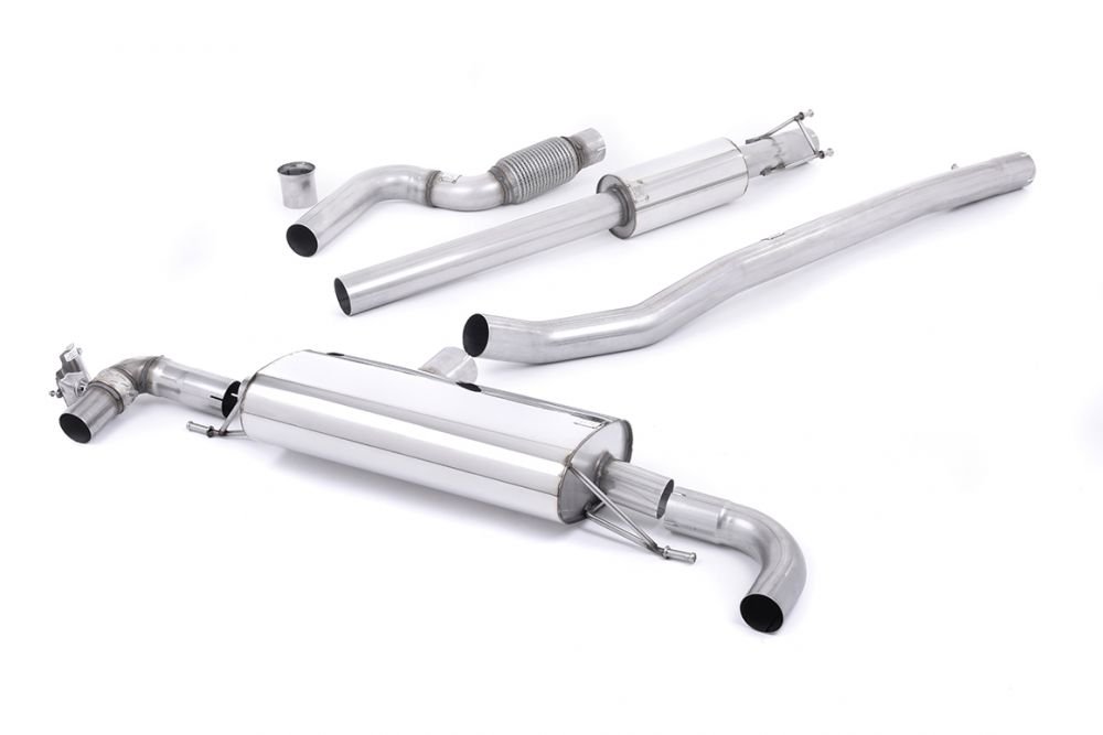 Milltek Valved & Resonated Catback Exhaust System w/ EC Approval for W176 Mercedes-Benz A45 AMG