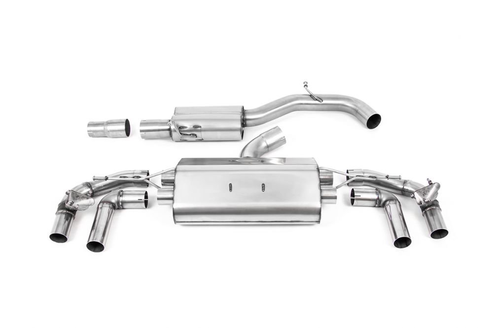 Milltek Valved & Resonated GPF-OPF-Back Exhaust System for MK8 Volkswagen Golf R (GPF / OPF)