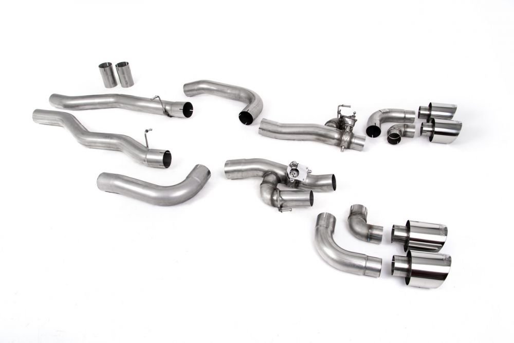 Milltek Valved & Resonated GPF-OPF-Back Exhaust System with EC Approval for F91 / F92 BMW M8 and Competition